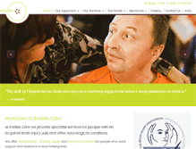 Tablet Screenshot of enablecare.co.uk